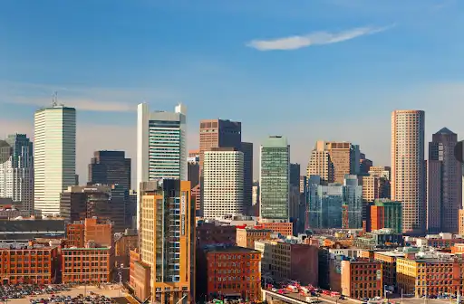 Map of Boston Seaport District